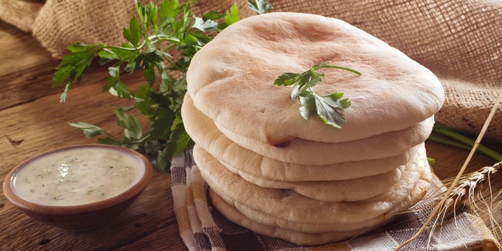 Pan de pita, receta de pan árabe